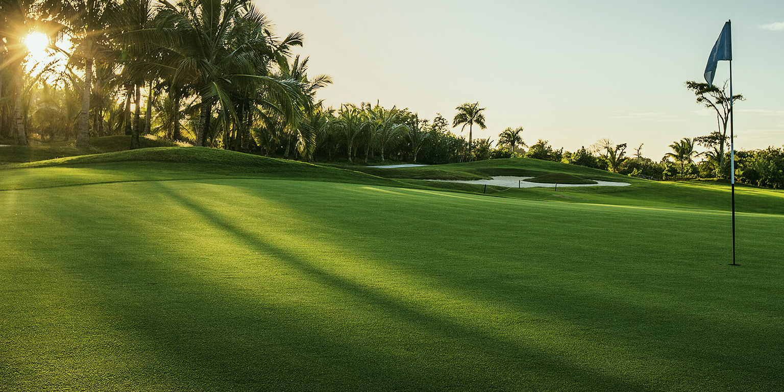 Golf course landscape