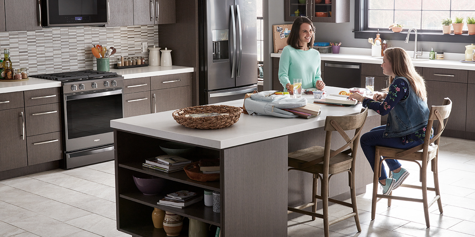 Kitchen with Whirlpool appliances