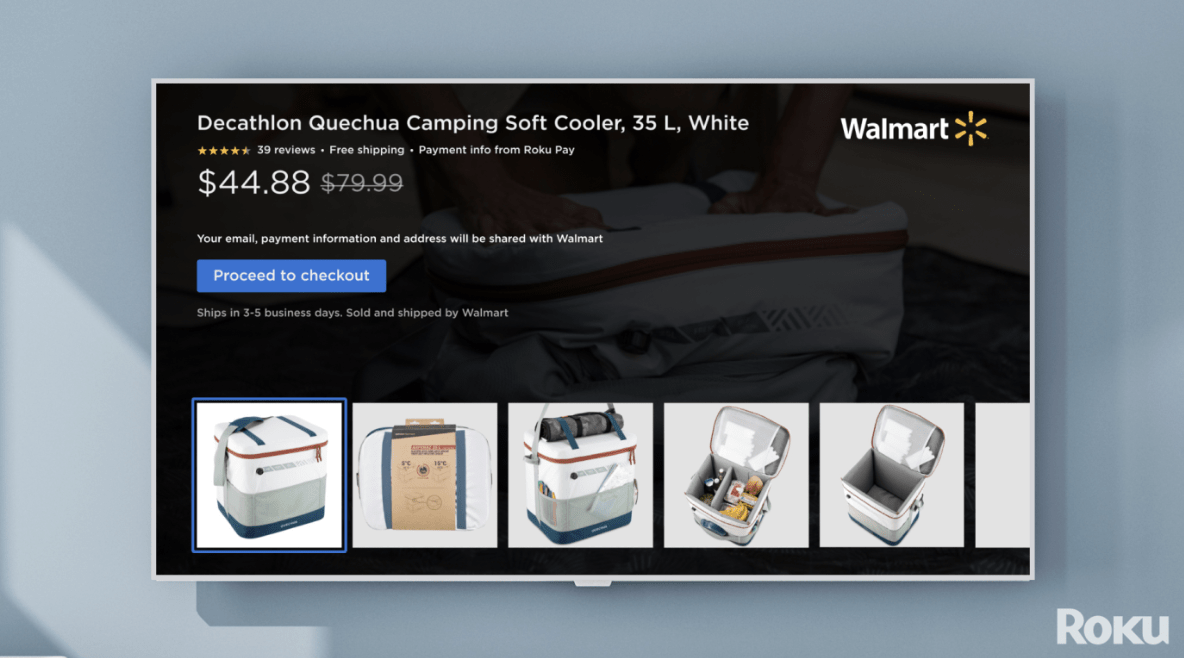 Example of Walmart and Roku's partnership